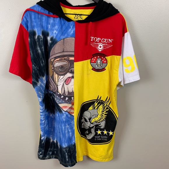 Top Gun Other - 3 for $25/Top gun shirt with hood /size 2XL /